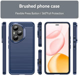 Husa pentru Honor 400 Pro, Techsuit Carbon Silicone, albastru