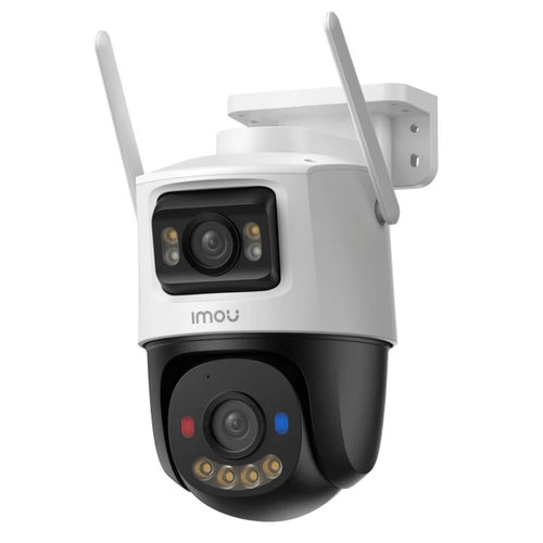 Camera de supraveghere Imou Outdoor Camera Cruiser Dual 2 PRO (IPC-S7XFP-8U0WED), 4+4MP, AI IMOU Sense, Wi-Fi 6, Dual IR, PT, Alarm, IP65, alb