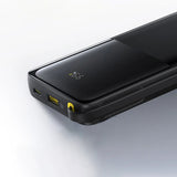 Baterie Externa Baseus Bipow 2 (P10077101213-00), cu Integrat USB-C Cable, Type-C, USB, Smart Display, 10000mAh, 20W