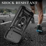 Husa pentru iPhone 17 Pro Max, Techsuit CamShield Series, albastru