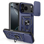 Husa pentru iPhone 17 Pro Max, Techsuit CamShield Series, albastru
