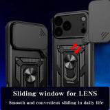Husa pentru iPhone 17 Pro Max, Techsuit CamShield Series, albastru