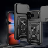 Husa pentru iPhone 17 Pro Max, Techsuit CamShield Series, albastru