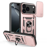 Husa pentru iPhone 17 Pro Max, Techsuit CamShield Series, roz
