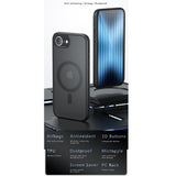 Husa pentru OPPO A5 4G, Techsuit PureFrost MagSafe, negru frost