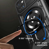 Husa pentru iPhone 15 Plus, Techsuit RuggedCam, albastru