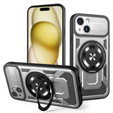 Husa pentru iPhone 15 Plus, Techsuit RuggedCam, albastru