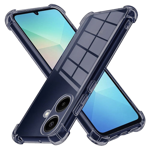 Husa pentru Samsung Galaxy A06 4G, Techsuit Shockproof Clear Silicone, fumuriu