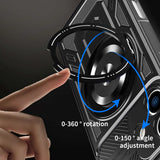 Husa pentru iPhone 16, Techsuit RuggedCam, albastru