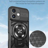 Husa pentru iPhone 16, Techsuit RuggedCam, albastru