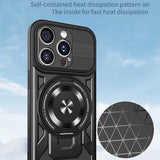 Husa pentru iPhone 16 Pro Max, Techsuit RuggedCam, albastru