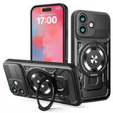 Husa pentru iPhone 17, Techsuit RuggedCam, albastru