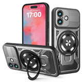 Husa pentru iPhone 17, Techsuit RuggedCam, albastru