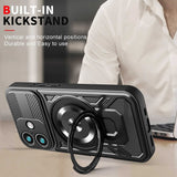 Husa pentru iPhone 17, Techsuit RuggedCam, albastru