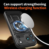 Husa pentru iPhone 17 Pro, Techsuit RuggedCam, albastru