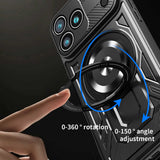 Husa pentru iPhone 17 Pro, Techsuit RuggedCam, albastru