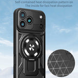 Husa pentru iPhone 17 Pro Max, Techsuit RuggedCam, albastru