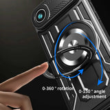 Husa pentru iPhone 17 Air, Techsuit RuggedCam, albastru