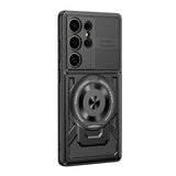 Husa pentru Samsung Galaxy S22 Ultra 5G, Techsuit RuggedCam, albastru