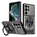 Husa pentru Samsung Galaxy S22 Ultra 5G, Techsuit RuggedCam, albastru
