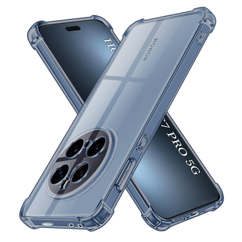 Husa pentru Honor Magic7 Pro, Techsuit Shockproof Clear Silicone, fumuriu