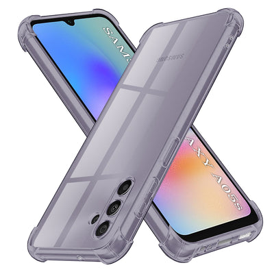 Husa pentru Samsung Galaxy A05s, Techsuit Shockproof Clear Silicone, fumuriu