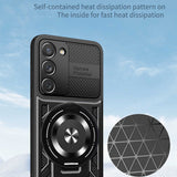Husa pentru Samsung Galaxy S23, Techsuit RuggedCam, albastru