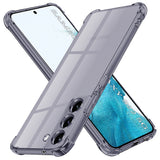 Husa pentru Samsung Galaxy S22 5G, Techsuit Shockproof Clear Silicone, fumuriu