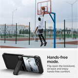 Husa pentru Samsung Galaxy Z Flip6, Spigen Tough Armor Pro MagSafe (ACS09807), negru