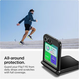 Husa pentru Samsung Galaxy Z Flip6, Spigen Tough Armor Pro MagSafe (ACS09807), negru