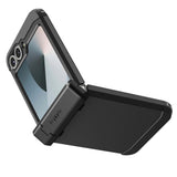 Husa pentru Samsung Galaxy Z Flip6, Spigen Tough Armor Pro MagSafe (ACS09807), negru