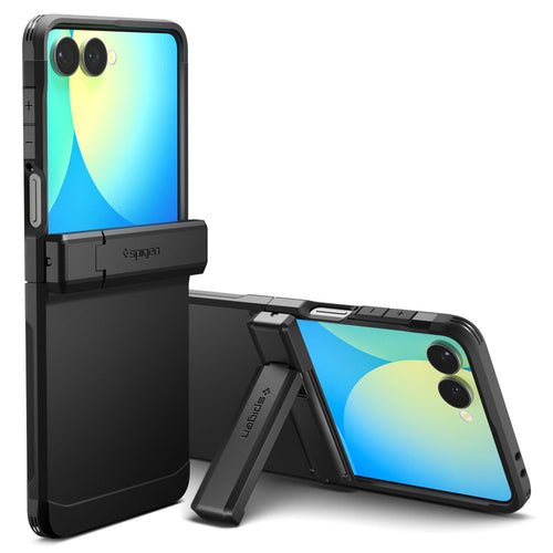 Husa pentru Samsung Galaxy Z Flip7, Spigen Tough Armor Pro MagSafe (ACS09561), negru