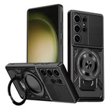 Husa pentru Samsung Galaxy S23 Ultra, Techsuit RuggedCam, albastru