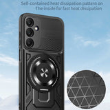 Husa pentru Samsung Galaxy A25 5G, Techsuit RuggedCam, albastru