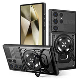 Husa pentru Samsung Galaxy S24 Ultra, Techsuit RuggedCam, albastru