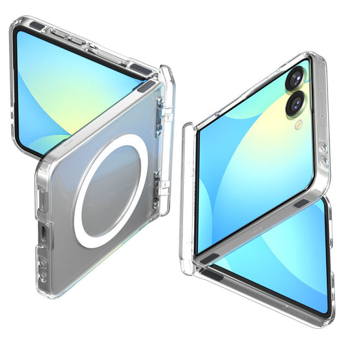 Husa pentru Samsung Galaxy Z Flip7, Spigen Ultra Hybrid Pro MagSafe (ACS09559), transparenta
