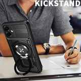 Husa pentru Samsung Galaxy A06 4G, Techsuit RuggedCam, albastru