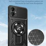Husa pentru Samsung Galaxy A06 4G, Techsuit RuggedCam, albastru