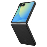 Husa pentru Samsung Galaxy Z Flip7, Spigen Air Skin (ACS09564), negru aramid