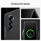 Husa pentru Samsung Galaxy Z Fold7, Spigen Air Skin (ACS09555), negru aramid