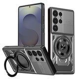 Husa pentru Samsung Galaxy S25 Ultra, Techsuit RuggedCam, albastru