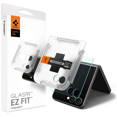 Folie de protectie pentru Samsung Galaxy Z Flip7, Spigen Glas.tR EZ-FIT HD (AGL09586)