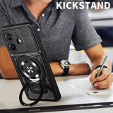 Husa pentru Xiaomi Redmi Note 14 5G, Techsuit RuggedCam, albastru