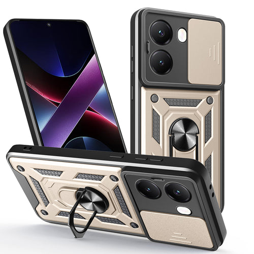 Husa pentru Xiaomi POCO X7 Pro, Techsuit CamShield Series, auriu