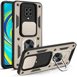 Husa pentru Xiaomi Redmi Note 9 Pro, Techsuit CamShield Series, auriu