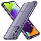 Husa pentru Samsung Galaxy A52 5G, Techsuit Shockproof Clear Silicone, fumuriu