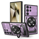 Husa pentru Samsung Galaxy S24 Ultra, Techsuit RuggedCam, albastru