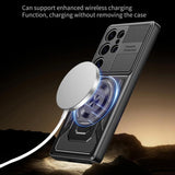 Husa pentru Samsung Galaxy S23 Ultra, Techsuit RuggedCam, albastru