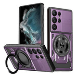 Husa pentru Samsung Galaxy S22 Ultra 5G, Techsuit RuggedCam, albastru