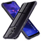 Husa pentru Huawei Mate 20 Lite, Techsuit Shockproof Clear Silicone, fumuriu